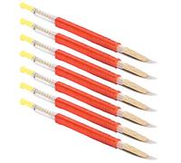 Ausla Outil de Greffage à Aiguille, 25 Pièces Ressort à Piston Langue de | Fourniture d\'apiculture d\'élevage de reines, construction de corne en plastique de 4,4 pouces, transfert de larve pour