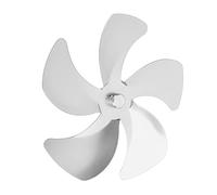 Ausla Pale de Ventilateur de Poêle de Remplacement en Alliage d'aluminium, Conception à 5 Pales, Légère, à Ajustement Direct, Installation Facile pour les Utilisateurs de Poêles à Bois, Atelier de