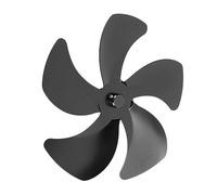 Ausla Pale de Ventilateur de Poêle de Remplacement en Alliage d'aluminium, Conception à 5 Pales, Légère, à Ajustement Direct, Installation Facile pour les Utilisateurs de Poêles à Bois, Atelier de