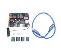 Ausla Panneau de Contrôle GRBL 32 Bits pour Machine de Gravure CNC 4 Axes, DC12V-24V 10A, Compatible avec Moteur A4988