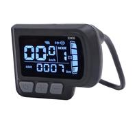 Ausla Panneau LCD pour Scooter électrique ABS Écran LCD pour Cycle électrique 24 à 48 V Connecteur USB 6 Broches Grand écran rétroéclairé Installation Rapide pour Scooters et Cyclistes