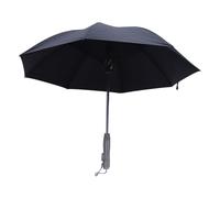 Ausla Parapluie avec Ventilateur et Brumisateurs, Parapluie Rafraîchissant UPF 50+ avec Batterie Rechargeable et Jet d'eau pour Les Sports de Plage (Black)