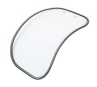 Ausla Pare-brise Ovale, Becquet Avant de Pare-brise en ABS Transparent, adapté aux Phares, Aide à Réduire le Bruit du Vent et les Tremblements du Casque pour les Cyclistes de Rue (Transparent)
