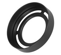 Ausla Pare-Soleil d'objectif d'appareil Photo LHX10, Conception Creuse en Alliage Métallique, Pare-Soleil Compact Amovible pour Fuji /X20/X30 avec compatibilité de Filtre de 52 Mm (Black)