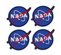 Ausla Patches Brodées, 8 Pcs de Style NASA Coudre sur des Patchs Réparation Appliques Brodées pour les Vêtements, les Vestes, les Chapeaux, les Chemises, les Jeans, 12x9cm