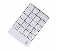 Ausla Pavé Numérique USB, Mini Clavier Portable à 18 Touches avec Portée de 10 M pour Ordinateur Portable Plug and Play Design Compact alimenté par Une Pile AAA 3,1 X 4,7 X 0,9 Pouces pour la Saisie