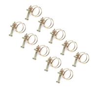 Ausla Pinces de Tuyaux à Double Fil à Double Fil Réglables avec une Force de Serrage Puissante, un Réglage Facile, une Conception Sûre et Inoffensive et Durable, des Attaches de Clamp/Holder de Tube