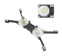 Ausla Plaid de Refroidissement pour Ordinateur Portable Pliable, Double | Refroidisseur pour ordinateur portable alimenté par USB 5V, vitesse réglable de 500 à 2500 tr/min, base antidérapante en