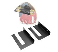 Ausla Planche À roulettes Montage Mural Rack Cintre Planche À roulettes Support Mural Robuste en Métal De Stockage avec 18cm Crochets pour Garage Salon Chambre