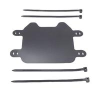 Ausla Plaque Avant de Motocross, Plaque Numéro en Plastique à visibilité Améliorée avec 4 Attaches Câble, Compatible avec sur Ron Light Bee, S X