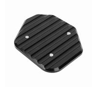 Ausla Plaque d'extension de Béquille Latérale, Aluminium CNC, stabilité Améliorée, Idéale pour un Stationnement de 800 M, Installation Facile, Support de Béquille sécurisé (BLACK)