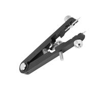 Ausla Pluche de Barre de Printemps, Outil en Acier Inoxydable pour Régler et Réparation de la Bande de Montre, Conception Portable pour Une Utilisation Facile n'importe où (Black)