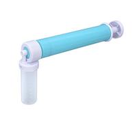 Ausla Plumeau à Gâteau Manuel, Aérographe en Plastique pour la Décoration de Gâteaux, Effets 3D et Designs Dégradés pour Les Boulangers Amateurs et Les Professionnels (Blue)