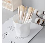 Ausla Porte-pinceau de Maquillage, Organisateur de Rangement de Conception Plissée à Grande Bouche pour la Salle de Bain de l'école de Bureau à Domicile