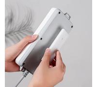 Ausla Porte-rallonge Murale, Fixateur de Prise électrique Auto-adhésif sans Perçage, Système de Gestion de Câbles pour Organisation à la Maison (10PCS)