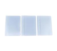 Ausla Portefeuille Insert, Ensemble de 3 Pièces Étui à Cartes de Crédit en PVC Souple Transparent 10/20/30 Pages pour Organisation Voyage Affaires