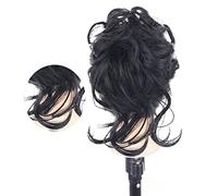 Ausla Postiche à Griffes de Cheveux, Extension de Chignon ondulé bou n Soie Mate Haute Température, Pince Portable pour des Chignons Rapides, Maintien sécurisé pour les Femmes et les Filles à