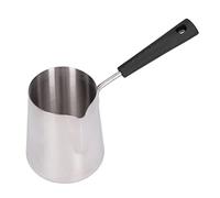 Ausla Pot Chauffe-Lait, Cafetière Turque en Acier Inoxydable d'une capacité de 600 Ml pour un Chauffage Facile du Beurre de Lait et du Chocolat