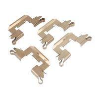 Ausla Poussinets de Frein Avant Kit d'adaptation Clips de Frein Clips Poscendus de avec ABS et Métal Premium pour MK7 08-17 OEM BPF1772A LX0507 109 1772 MBA1772 KIT1158