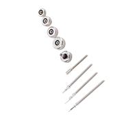 Ausla Regardez la Barre de Barre de Printemps Crown, Kit à Outils en Acier Inoxydable pour Les Horlogers avec Différentes Tailles pour Les Réparations et Les Remplacements