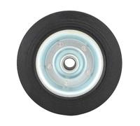 Ausla Remplacement de Roue en Caoutchouc de Cric de Remorque, capacité de 500 Kg, Roulette de Jante de 48 Mm avec Trou Central de 20,3 Mm, Longueur de Jante de 200 Mm pour Roue de Cric