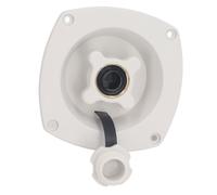 Ausla Remplisseur Mural pour Camping-Car, Entrée d'eau à Pression Régulée avec Clapet Anti-Retour fabriqué en ABS pour Camping-Car, Caravane, Bateau *(Traduction (White)