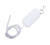 Ausla Réservoir de Carburant Auxiliaire pour Motos, Kit de Réparation de Réservoir D’ Universel de 1 L avec Tuyau et Valve pour Motos Cruiser, Tout-terrain et de Tourisme,