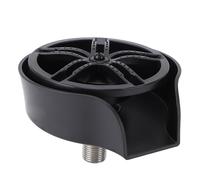 Ausla Rinçage en Verre, Lave-gobelet, Nettoyeur de Bouteilles, Fixation D'évier, Accessoires D'évier de Cuisine en Acier Inoxydable avec Pulvérisation Puissante pour Biberons de (BLACK)