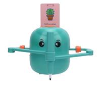 Ausla Robot de Dessin Intelligent, Robot de Dessin éducatif ABS avec 100 Cartes à et 14 Stylos, Batterie Intégrée de 2 400 MAh, Aucune Configuration d'application, pour la Pratique du et (Vert Clair)