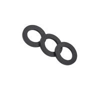 Ausla Rondelles de Tuyau de Douche, Kit de 12 Joints Toriques, Assortiment de Joints en Caoutchouc, Remplacement pour Pomme de Douche et Tuyau d'eau de Robinet, Taille 1/2", 3/4", 1" en Option