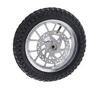 Ausla Rouge à Vélo Avant Avant de Pneu 12,5x2,75 Pouces avec Conception Anti-skid et Tube Intérieur épaissis pour 2 Traits Mini Dirt Bike (B (argent))