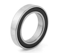 Ausla Roulement de Rainure Profonde de 17 Mm, scellé en Caoutchouc, Construction en Acier pour de Petits Projets de Passe-temps, avec une Longue Durée de Vie pour une Arbre/Tige de 17 Mm