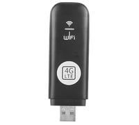 Ausla Routeur 4G Modem WiFi USB LTE Portable avec Emplacement pour Carte SIM Haute Vitesse 150 Mbps Prend en Charge 8 Appareils Plug and Play pour Les Voyages, Le Bureau à Domicile