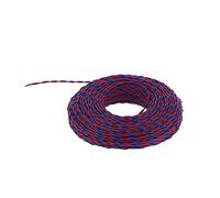 Ausla RVS 2x0,5 Fil isolé Fil électrique en Cuivre Rouge Recouvert de PVC 28 Conducteurs 100 M 328,1 Pieds AC300 V 176 ° F Câble Flexible pour Appareils Ménagers Petits Outils Instruments éclairage