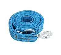 Ausla Sangle de Remorquage, 13 Pieds 5T Charge Sangles de Remorquage en Nylon avec Crochet pour Automobile SUV VR Remorque ATV