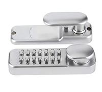 Ausla Serrure Mécanique Codée, Serrure de Porte à Combinaison en Alliage de Zinc, Entrée de Mot de Passe sans e 1 à 11 Chiffres, Aucune Pile Nécessaire, Conception Antivol pour Portes