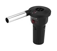Ausla Souffleur de Barbecue Électrique, Ventilateur Portable, Alimenté par Batterie, pour Pique-niques et Plein Air