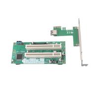 Ausla ST46 Mini PCIE X1 vers Double PCI Riser Card, USB 3.0 | Connecteur d\'alimentation à 4 broches, configuration Plug-and-Play, prise en charge du bus PCI 33 MHz, compatible,