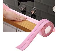 Ausla Strong Adhésion Breflking Strip, PVC Auto-adhésif Decorative Edge Protector Scellant Trim pour la Cuisine du Mur de Baignoire de Lavabo de Salle de Bain, Installation Facile, Propre et Bien