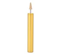 Ausla Stylo à Teinture pour Bordure en Cuir, Embout Rouleau en Acier Inoxydable avec Gouttière à Peinture pour Application Rapide D'Huile, Outil de Bricolage pour Travail du Cuir (YELLOW)