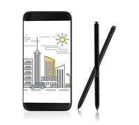 Ausla Stylo pour Tablette, Stylet D'écriture pour écran Tactile Note 10, Léger et Portable de Remplacement, Noir et Blanc, Haute sensibilité (Black)