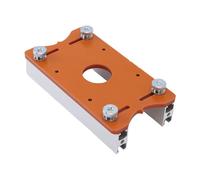 Ausla Support de Fente de Fixation Invisible 2 en 1, Base de -bois, Dispositif de Fraisage en Alliage d'aluminium, pour le Chanfreinage, le Rainurage et le Traitement des Bords, Léger et Compact,