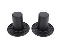 Ausla Support de Haut-Parleur Top Hat Support de Haut-Parleur en Alliage d'aluminium Supérieur 102 X 102 X 80 Mm Adaptateur de Montage sur Poteau Interne pour Installation de Trépied d'armoire de