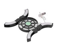 Ausla Support de Refroidissement pour Ordinateur Portable, Ventilateur | Pales de ventilateur 115 x 115 mm, fonctionnement silencieux 23 dB, base antidérapante à 12 coussinets, vitesse réglable de