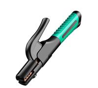 Ausla Support d'électrode de Soudage, Support d'électrode à Pince en Cuivre avec Poignée en ABS, Poignée Antidérapante et Faible Montée en Température, pour les Utilisateurs de Soudage Manuel à
