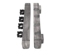 Ausla Support Mural pour Queues de Billard, Construction en Bois Massif, Conception Peu Encombrante, Support à 4 Fentes pour Salle de Jeux et Maison