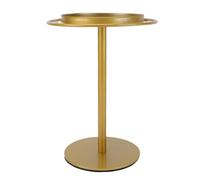 Ausla Support Organisateur de Lunettes de Soleil, Présentoir en Métal avec Plateau Souple, Peut Contenir 9 Paires de Lunettes et Accessoires pour la Maison ou le Bureau (GOLD)