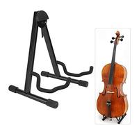 Support Violoncelle En Métal Portable Étage Trépied, Support de Violon Réglable Pliable Avec Coussin de Protection En Mousse, Pour Affichage à La Maison de Performance D'églises