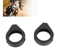 Ausla Supports de Montage de Signal de Virage à Moto, Conception Robuste et Fiable, Polyvalente, ajusté pour des Tubes de Fourche de 41 Mm, une Installation Facile (noir métallique)