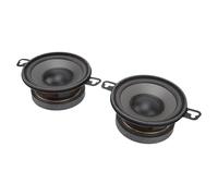 Ausla Systèmes Audio 3,5 Pouces Haut-parleurs de Porte de Voiture Haut-parleurs Stéréo de Voiture Ronds en Métal avec Aimant Puissant Son Clair Conception étanche pour la Modification Audio